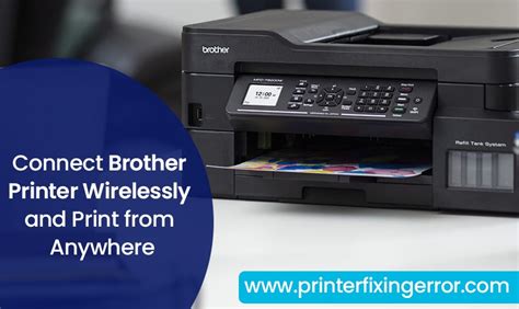 how to connect to a brother printer wirelessly